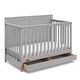 preview thumbnail 52 of 65, Graco Hadley 4-in-1 Convertible Crib with Drawer