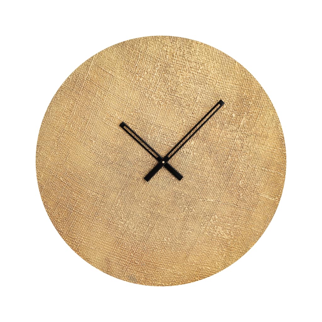 Sweeney Wall Clock - Gold - 23 inch W