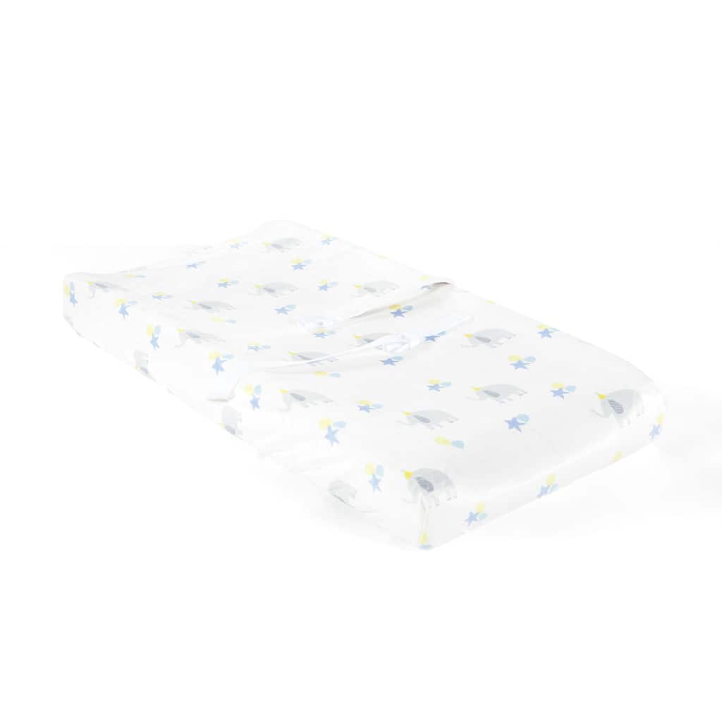 Lush Decor Baby Elephant Balloon Soft & Plush Changing Pad Cover - 32" x 16" x 5"