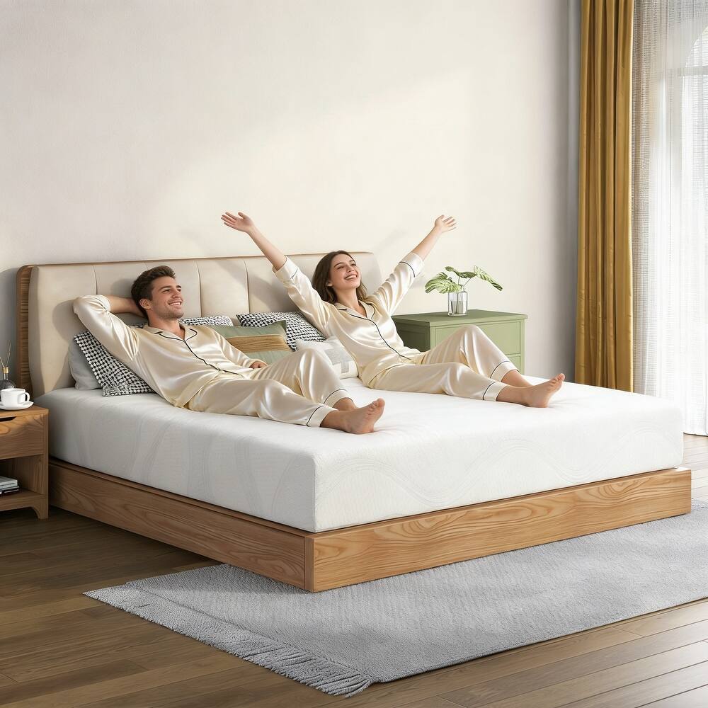 Sofucor 10 Inch Cooling Memory Foam Mattress with Charcoal,Breathable Knit Cover,TWIN/FULL/QUEEN/KING Size