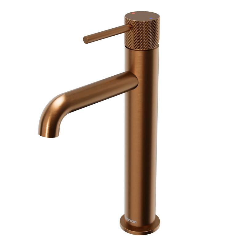 Karran Tryst KBF462 Single-Handle Single Hole Vessel Bathroom Faucet with Matching Pop-up Drain