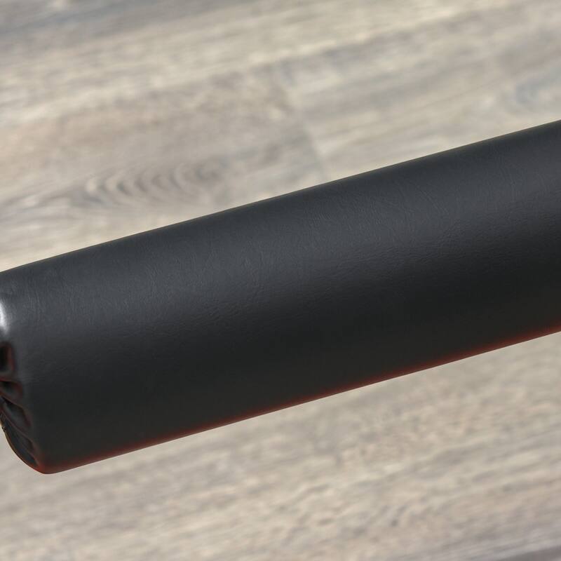 Adjustable Single-Leg Squat Stand with Foam Ankle Rollers Steel Frame Anti-Skid Pads Home Gym Equipment for Pushups