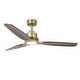 preview thumbnail 12 of 18, Parrot Uncle 56" Transitional Brass Solid Wood Diammable Ceiling Fan with Light and Remote