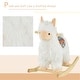 preview thumbnail 5 of 5, Baby Rocking Hors for Children 18-36 Month- White - 24.5" L x 13" W x 23.5" H