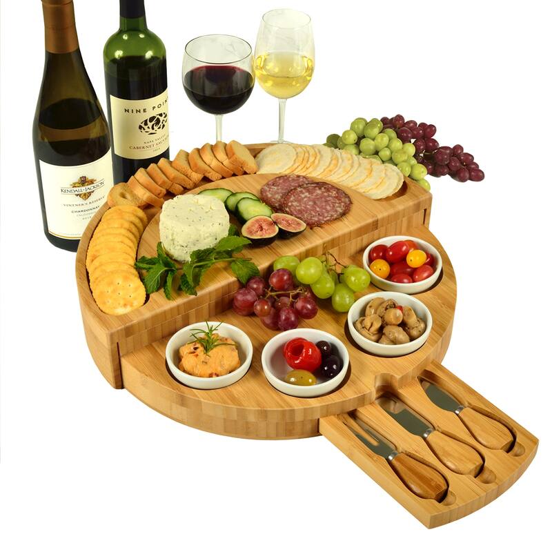 Picnic at Ascot - Bamboo Cheese Board Set