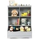 preview thumbnail 33 of 32, Costway 3-Tier Children's Multi-Functional Bookcase Toy Storage Bin - See Details