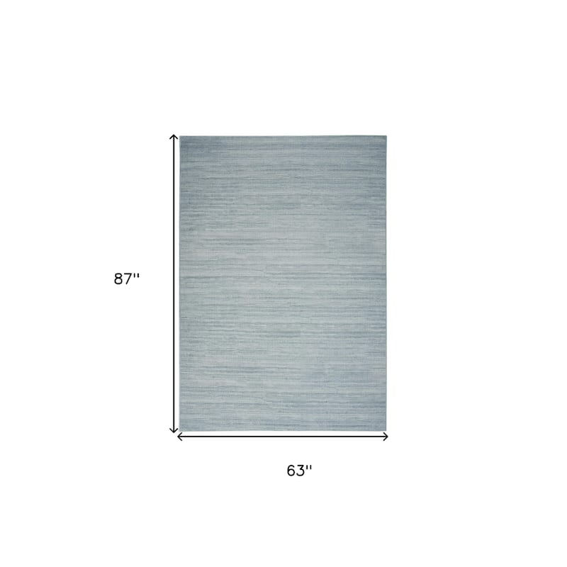 Gicit Power Loomed Abstract Modern Low Pile Area Rug By HomeRoots - 87' X '63' X '0.25