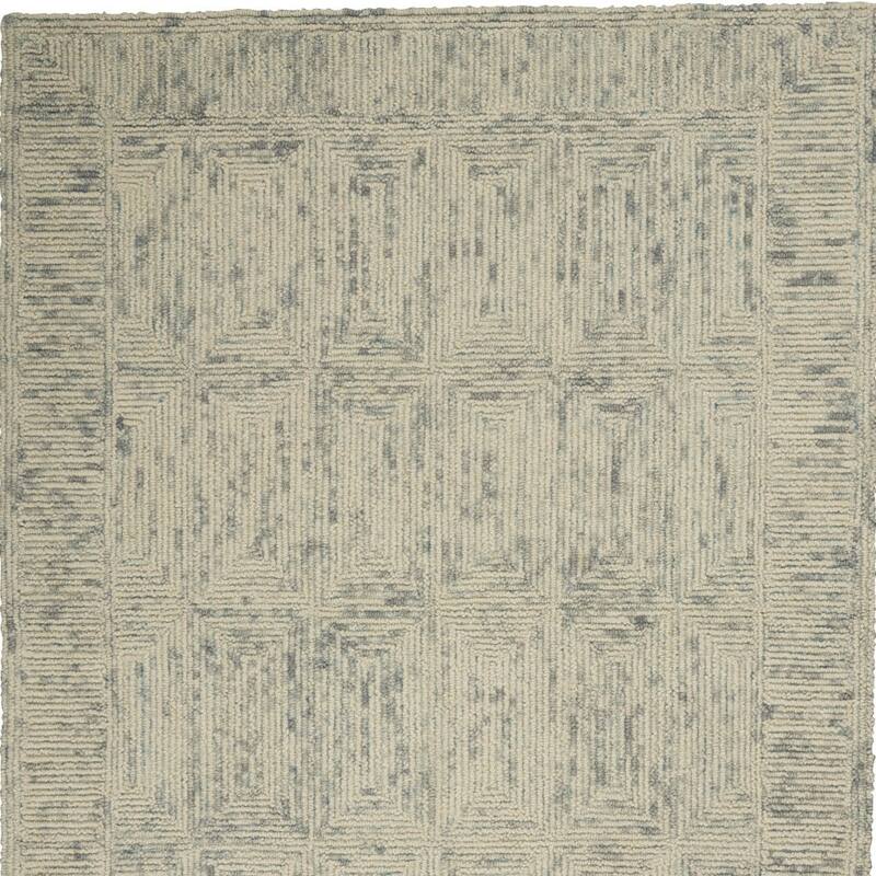 Dujo Power Loomed Geometric Modern Soft Area Rug By HomeRoots - 69' X '45' X '0.5