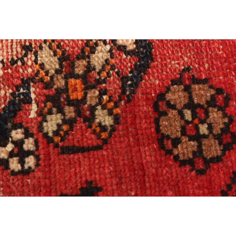 ECARPETGALLERY Hand-knotted Andelz Red Wool Rug - 4'0 x 6'6