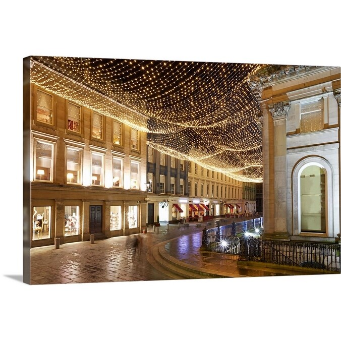 Shop Gallery Of Modern Art With Christmas Lights Canvas Wall Art