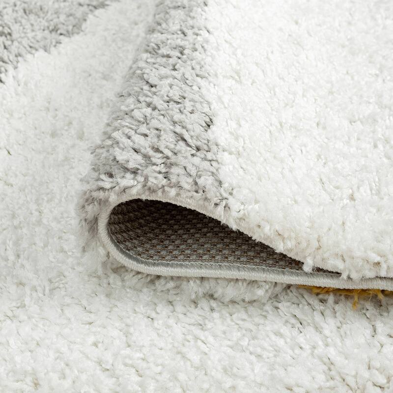Upscale Shag Modern & Contemporary Abstract Indoor Area Rug