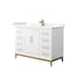 Option White, Bronze Trim, Giotto Quartz Top