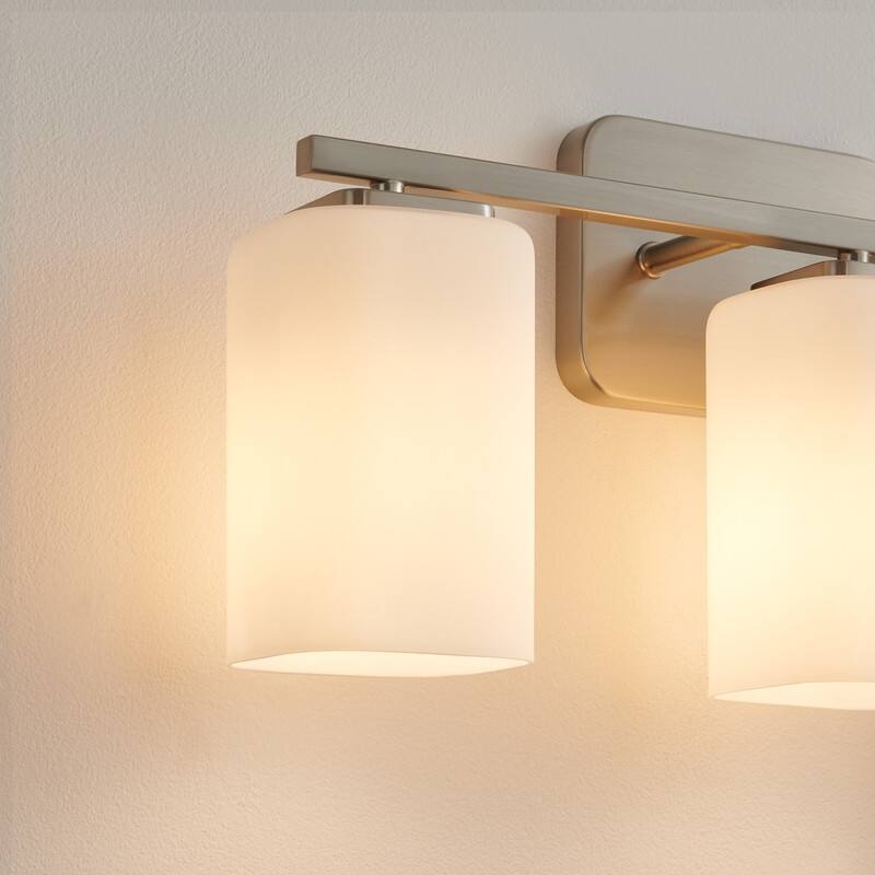KAWOTI W20.5" Frosted Glass Bathroom Vanity Light