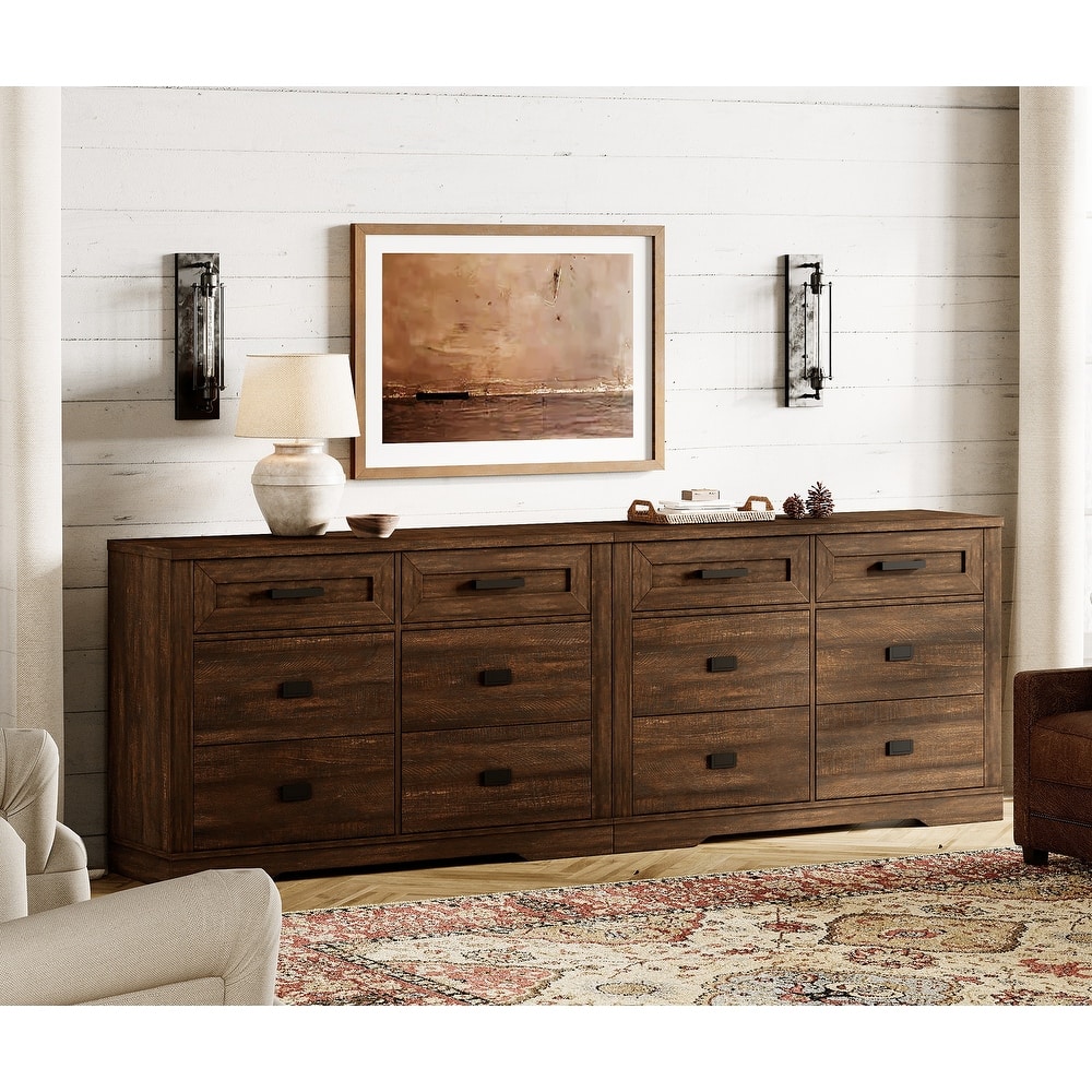 WAMPAT Dresser for Bedroom, Mid Century Modern Closet Storage Organizer