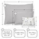 preview thumbnail 5 of 4, Sweet Jojo Designs Farm Animals Boy Girl Unisex/Gender Neutral Mini Pillow with Pillowcase 12x8 in. Watercolor Farmhouse Horse
