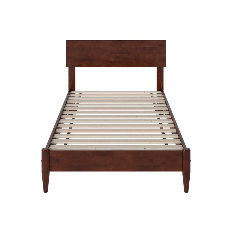 Aria Solid Wood Modern Low Profile Platform Bed