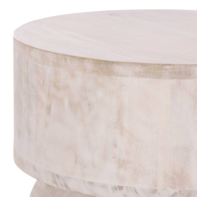 SAFAVIEH Home Xavier Round Accent Table - 16"W x 16"D x 20"H