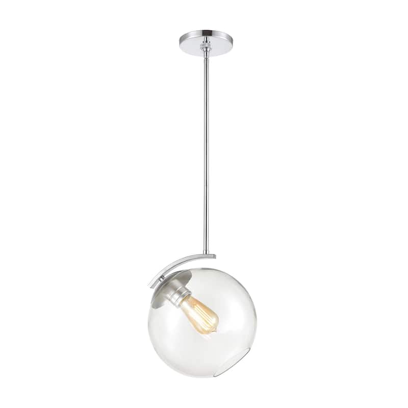 Elk Home Collective Polished Chrome Glass 1 Light Pendant