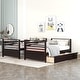 preview thumbnail 5 of 18, Twin over Twin Classic Wooden Bunk Bed with 2 Drawers,Space-Efficient Multifunctional Bunk Bed with Storage