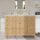 Option Tanned Oak / Giotto Quartz Top / Brushed Gold