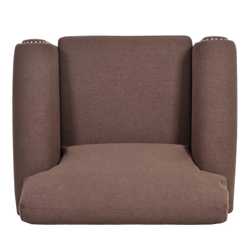 37.4" Accent Chair with Nailheads