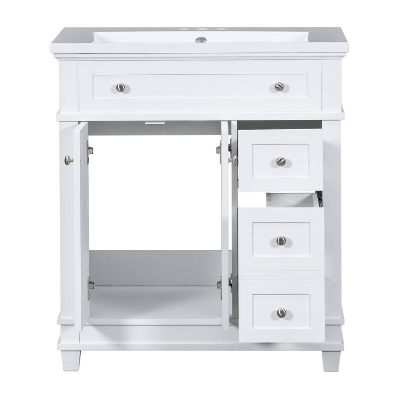 30" Free Standing Bathroom Vanity Cabinet