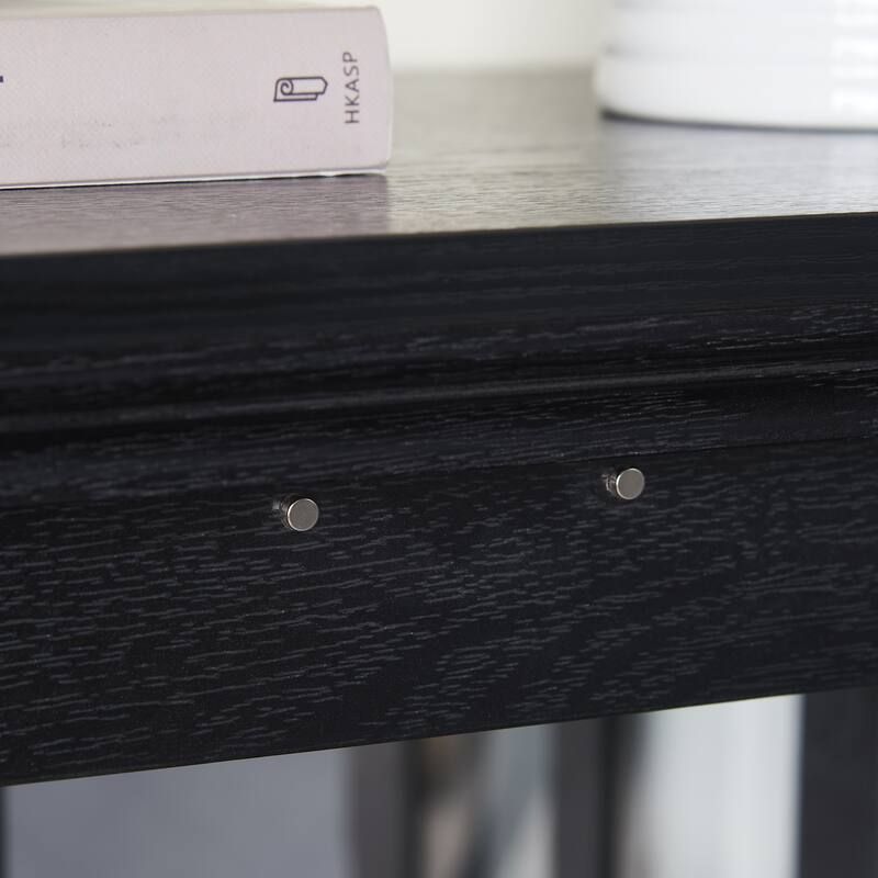 LED Curio Display Cabinet with Grille Doors, Antique Display Cabinet with Adjustable Shelves, Wooden Accent Storage Cabinet