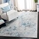 preview thumbnail 1 of 1, SAFAVIEH Tulum Ilze Modern Abstract Rug - Ivory/Blue - 8' x 10'