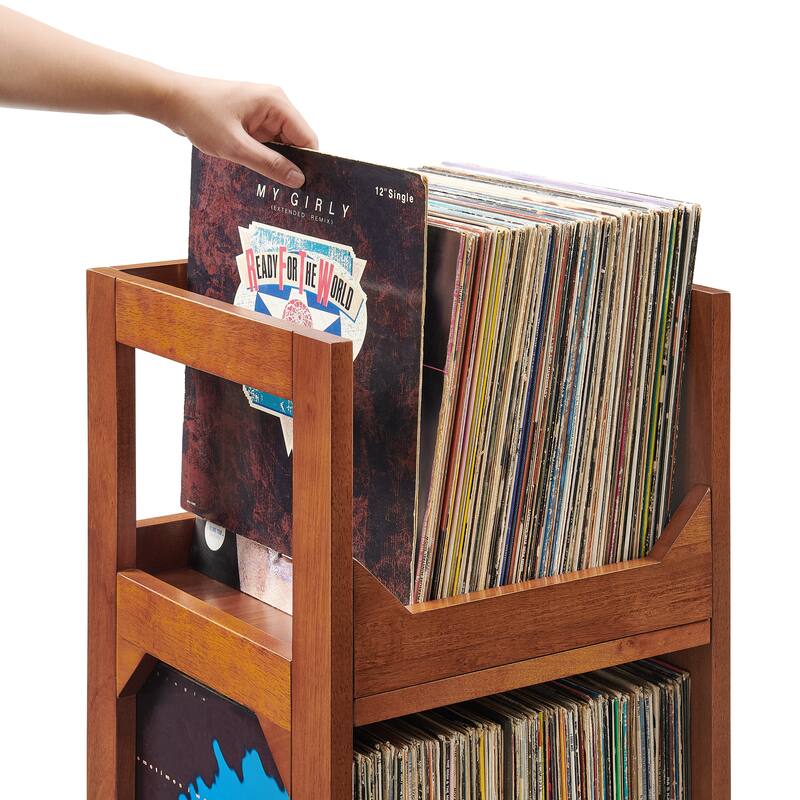 Crosley Asheville Small Record Storage Stand