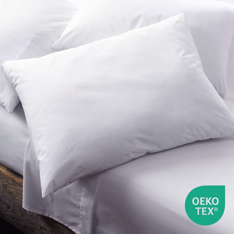Martex Twin Pack White Plush Polyfill Soft Breathable Pillow
