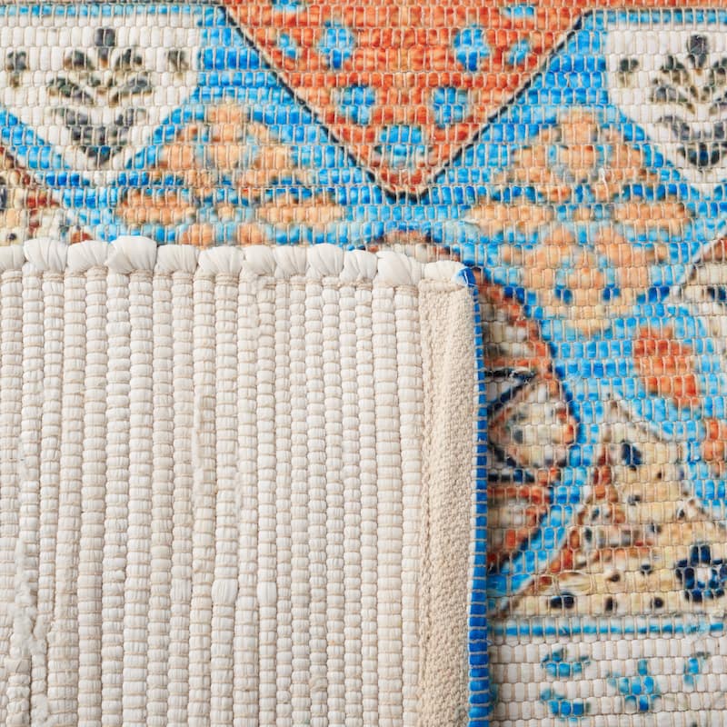 SAFAVIEH Handmade Saffron Kelcie Modern Tribal Cotton Rug