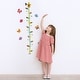 preview thumbnail 1 of 2, Walplus Butterfly Height Measure Children Wall Stickers Nursery Decor