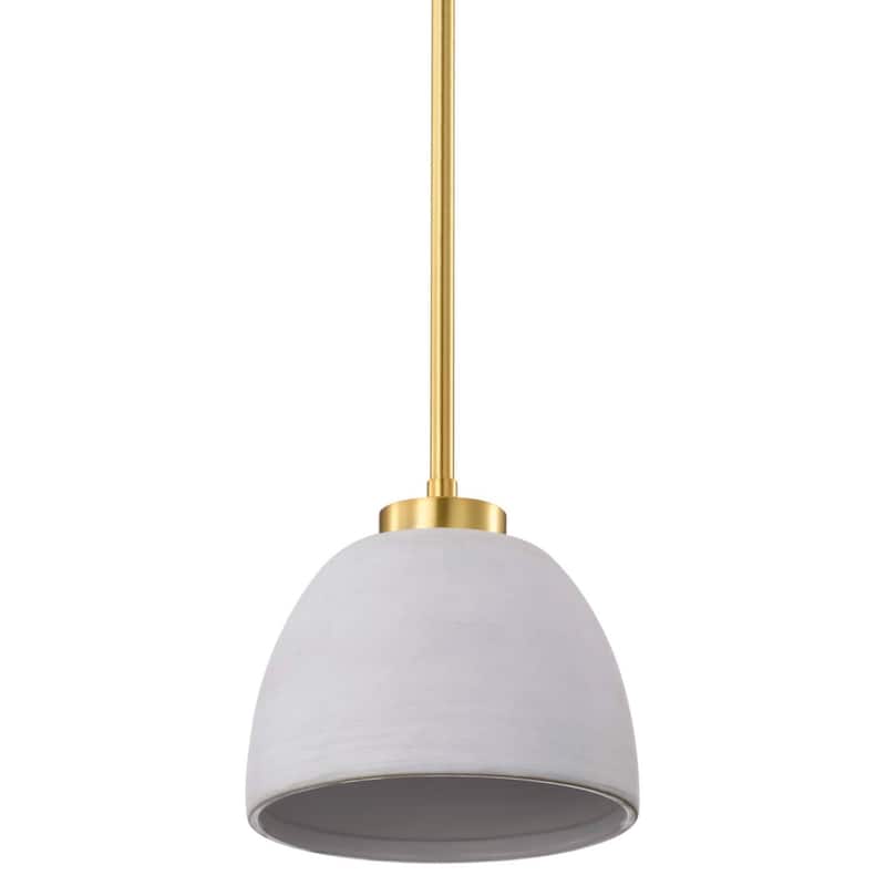 Nuvo Lighting 60/8002 Collins 8" Wide Mini Pendant - Brushed Brass
