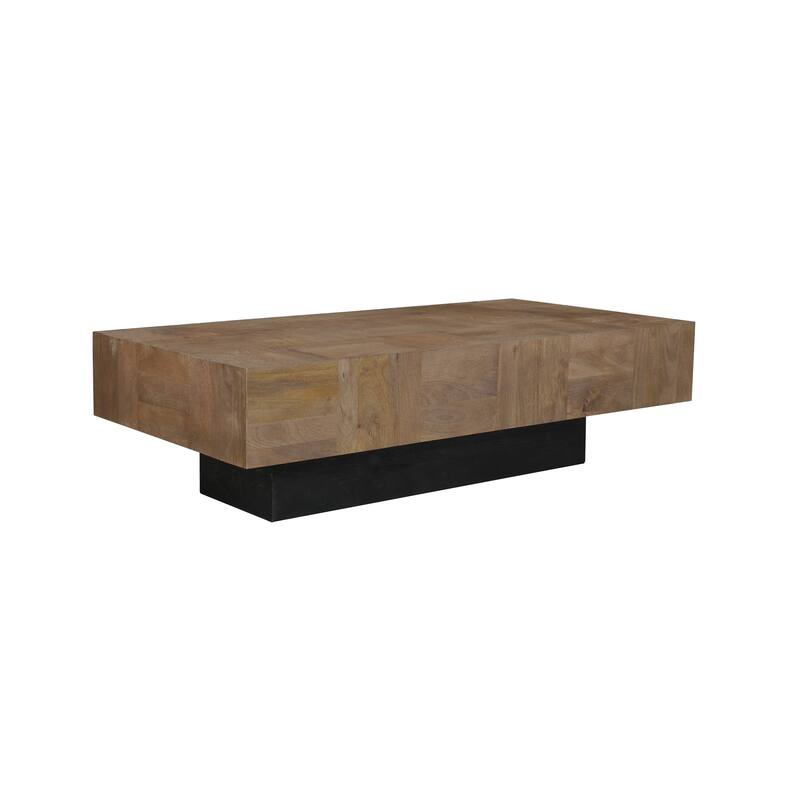 Caden 2-piece Solid Wood Living Room Table Set
