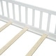 preview thumbnail 13 of 44, Twin size Floor Platform Bed with Built-in Book Storage Rack