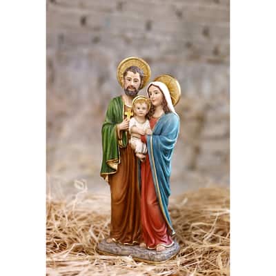 Holy Family Standing Christmas Nativity Decoration - 12.25"