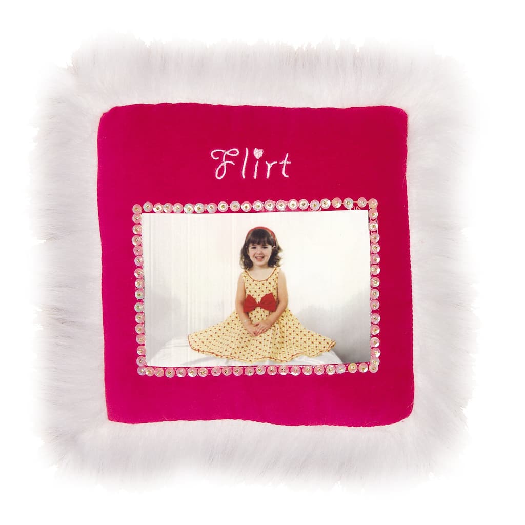 10" x 10" Flirt Picture Picture Pillow