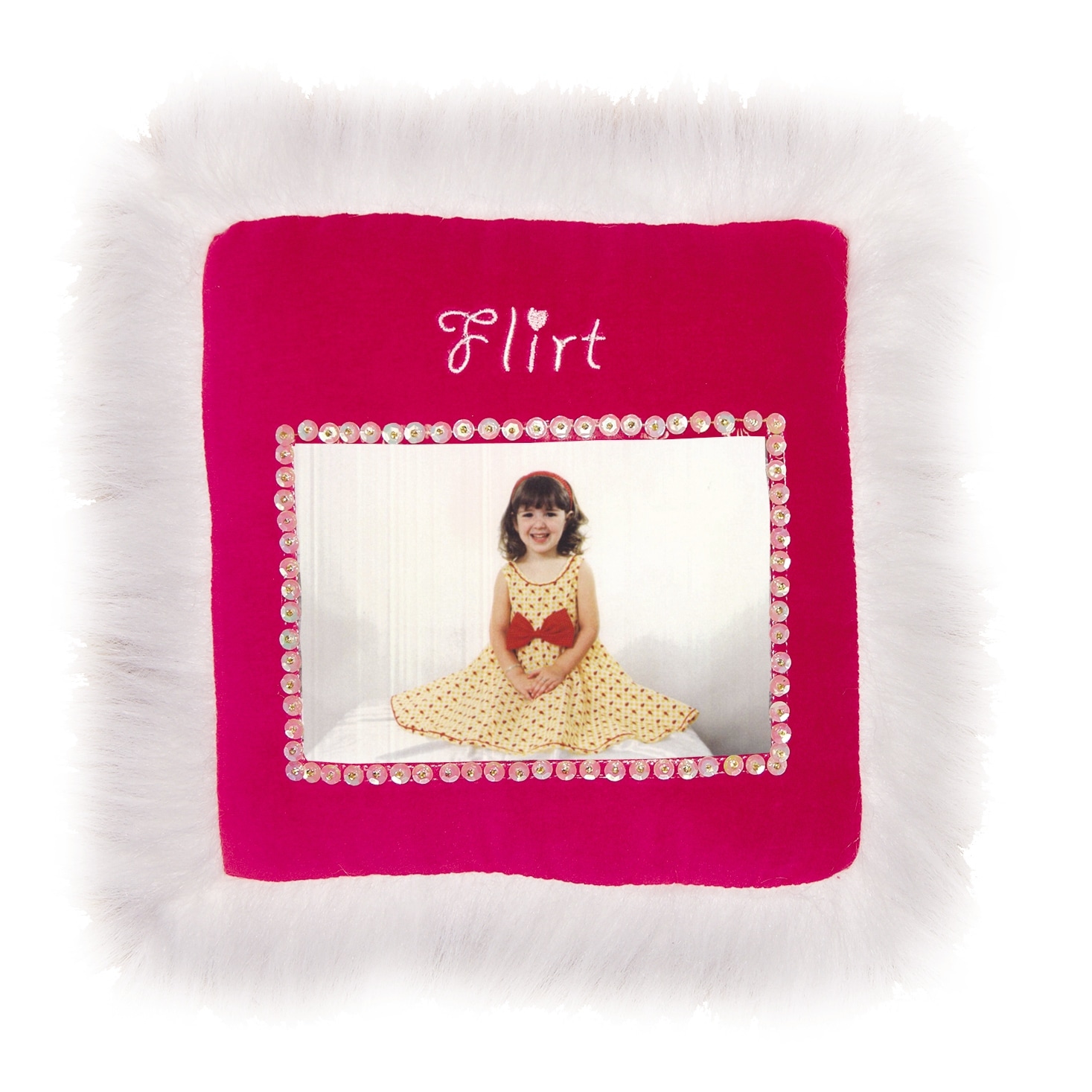 10" x 10" Flirt Picture Picture Pillow