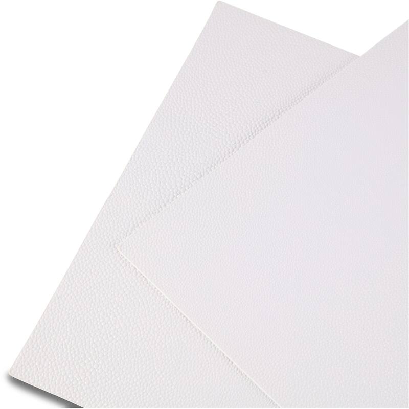 Dainty Home Lucerne Premium Vegan Patent Leather Reversible 2 Pattern Rectangular Placemat Set Of 4