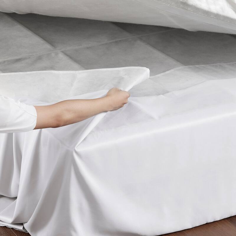 Madison Park Simple Fit Wrap Around Adjustable 26-inch Drop Bedskirt