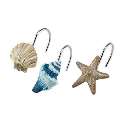 Avanti Linens Blue Lagoon Shower Hooks - Multicolor