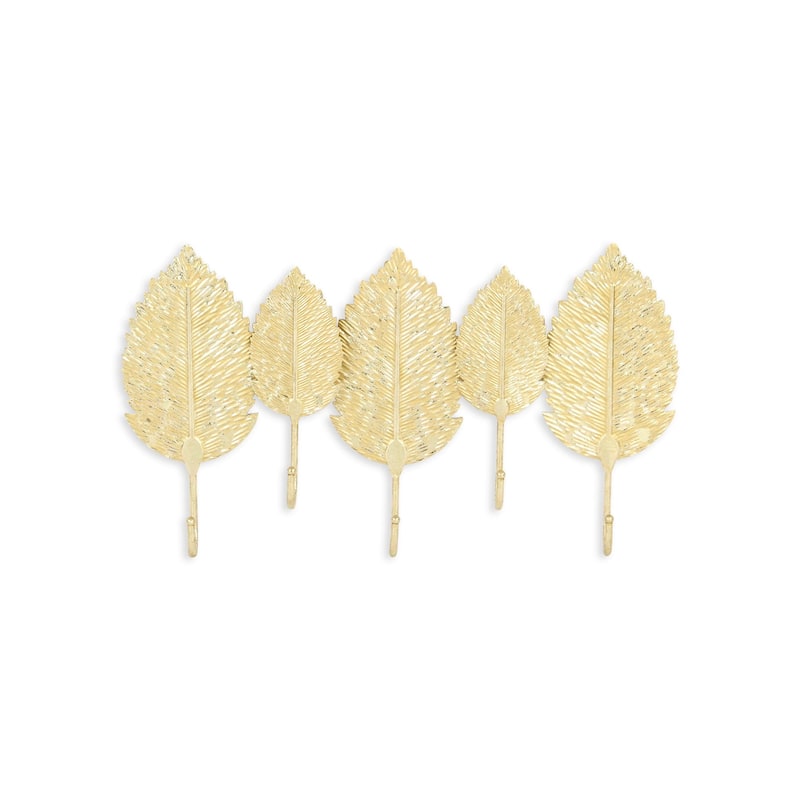 Maidmore Grove Golden Metal Leaf Coat Hanger
