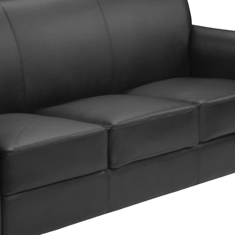 LeatherSoft Sofa with Clean Line Stitched Frame - 70"W x 29"D x 32.25"H