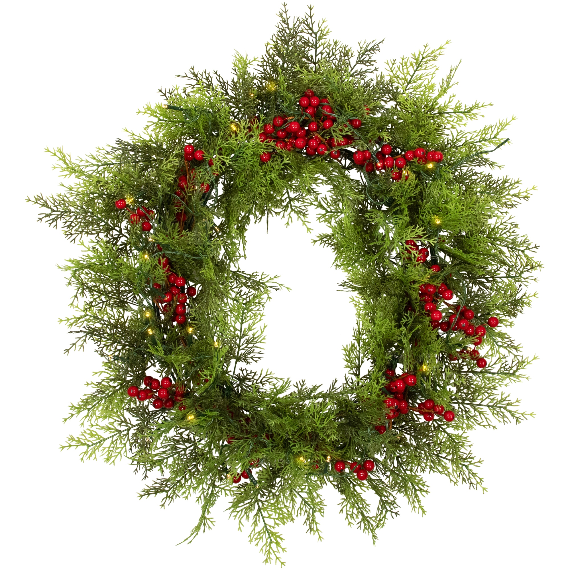 Northlight Lighted Artificial Cedar Joy Christmas Decoration