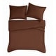 preview thumbnail 3 of 5, Brooklyn Loom Tight-Weave Cotton Percale Duvet Set