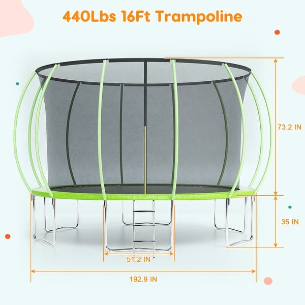 Trampolines with Safty Enclosure Recreational Trampolines