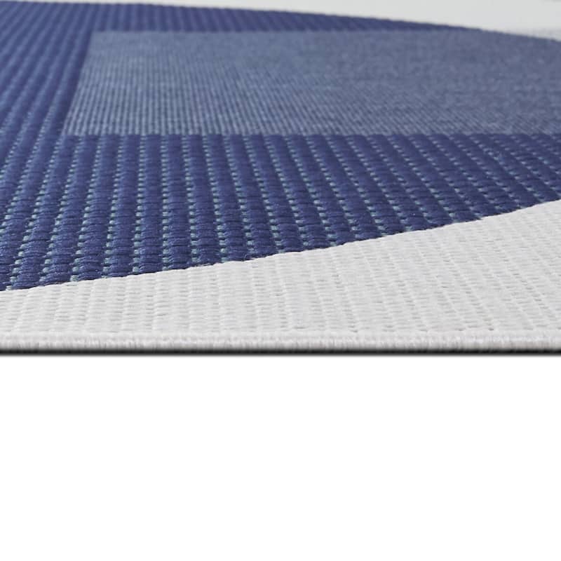 Hopper Modern Geometric Indoor/Outdoor Area Rug