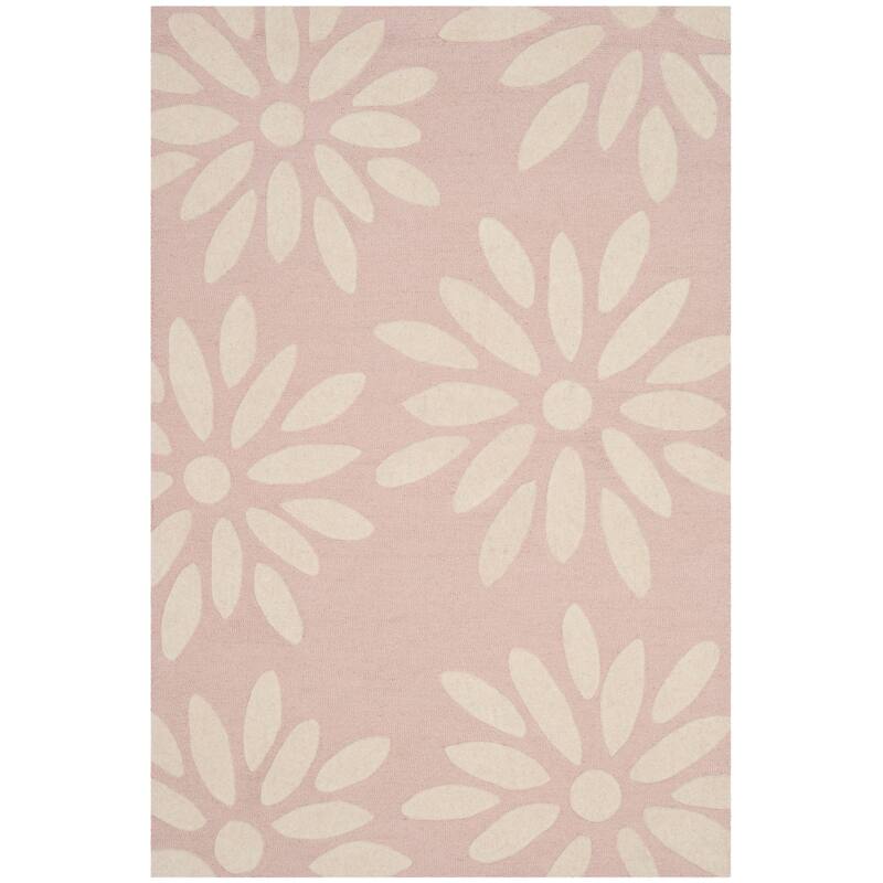 SAFAVIEH Handmade SAFAVIEH Kids Fleurette & Tween Wool Rug