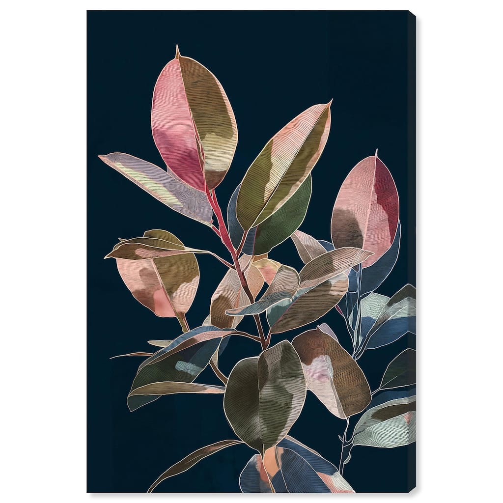 Fuchsia Frond I Canvas by Art Remedy, Gallery Wrapped