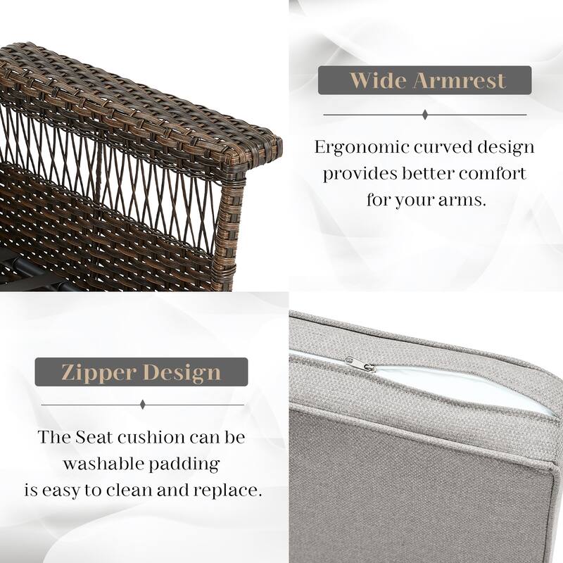 Gymojoy Patio Furniture Set with Professional Outdoor Cushions